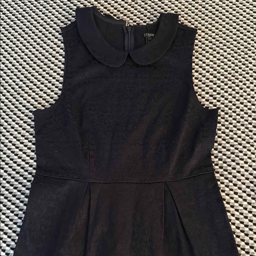 J. Crew Black Textured Sleeveless top
